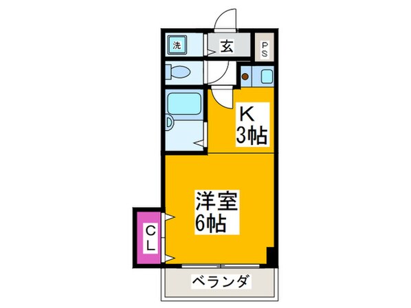 レジデンス川原の物件間取画像